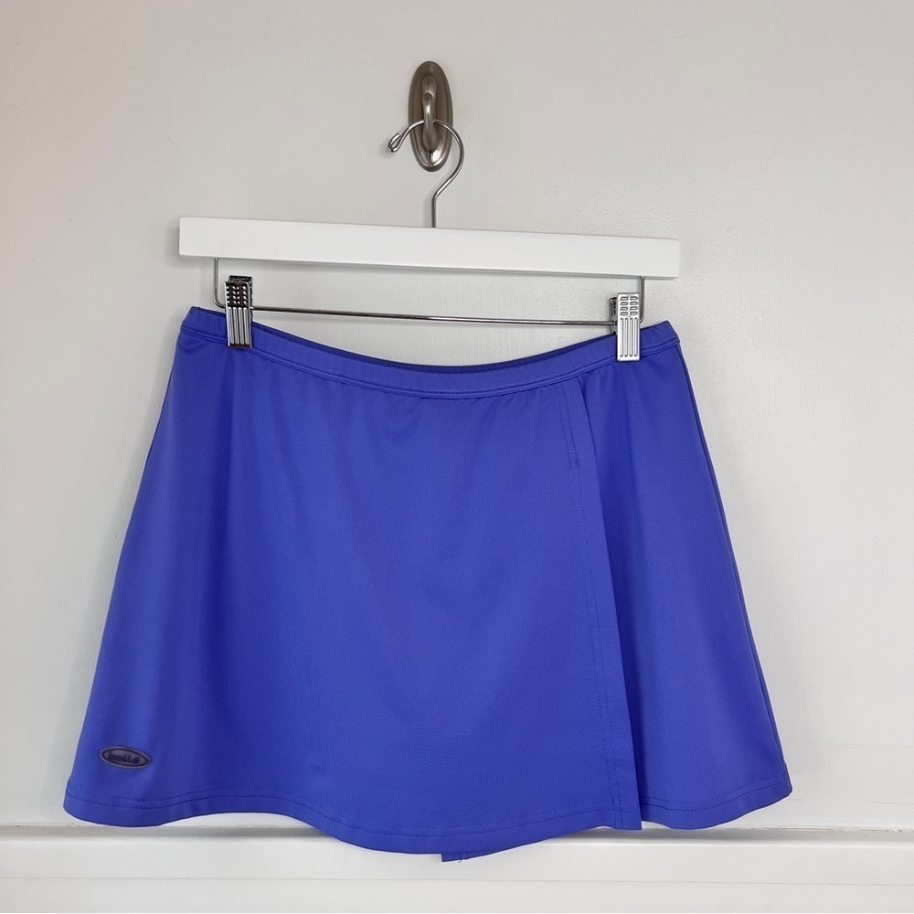 Bolle High Performance Faux Wrap Purple Tennis Skort